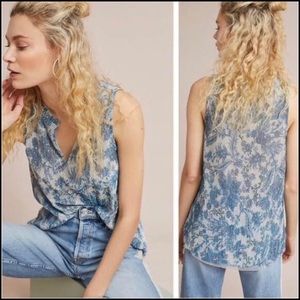 Anthropologie metallic high low top.